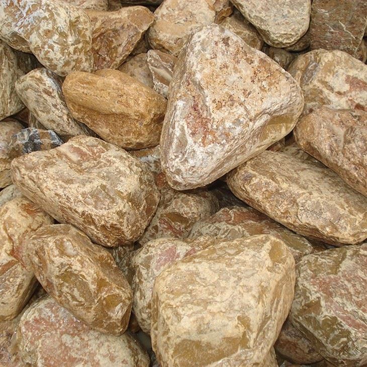 4 Yellow pebble stone